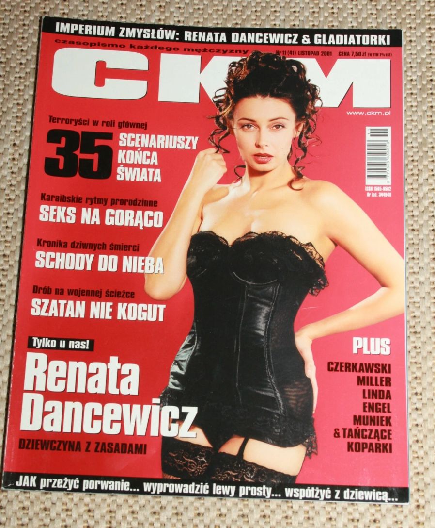 CKM POLAND magazine side cover  November 2001