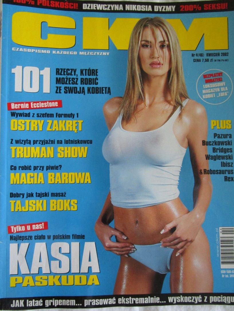 CKM POLAND magazine side cover  April 2002