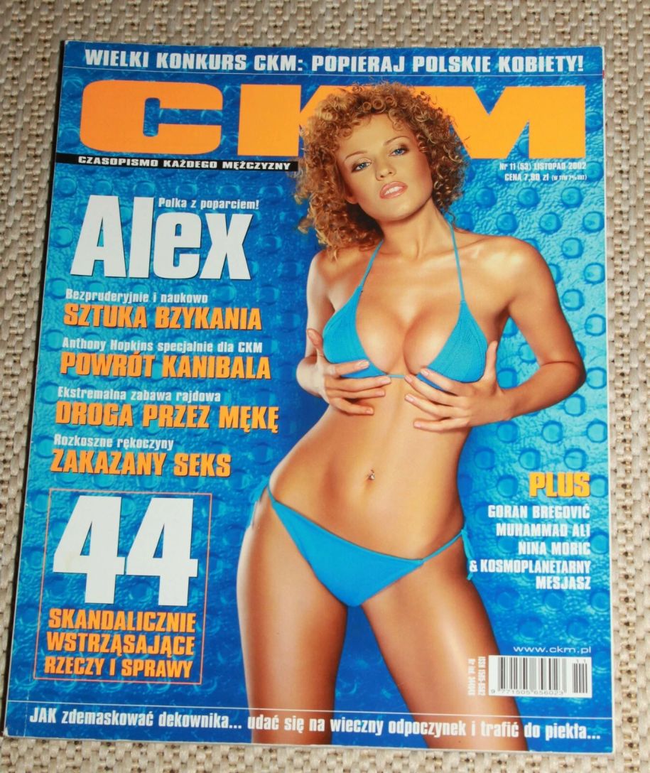 CKM POLAND magazine side cover  November 2002