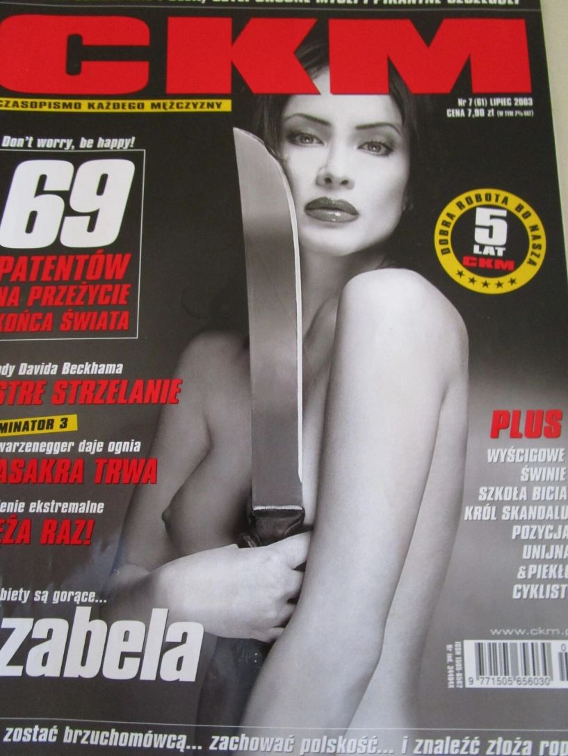 CKM POLAND magazine side cover  July 2003