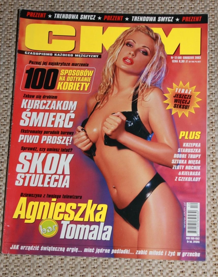 CKM POLAND magazine side cover  December 2003