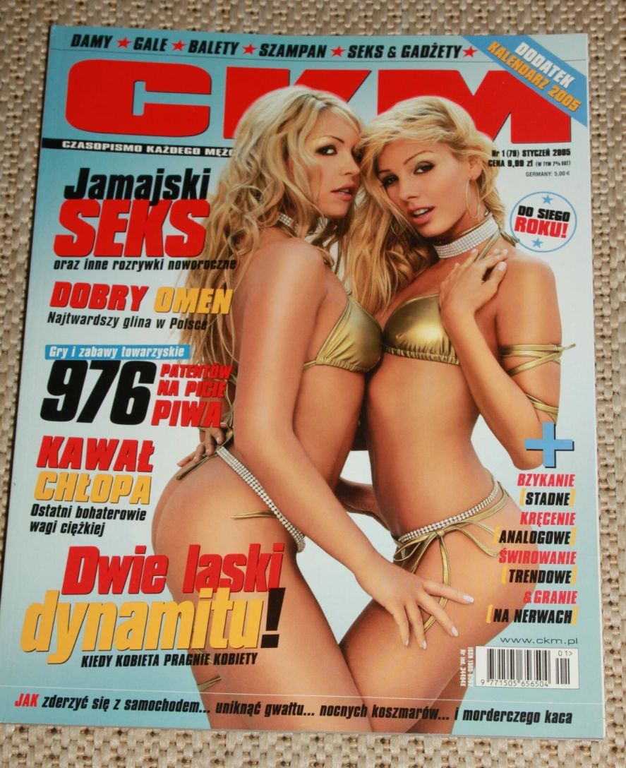 CKM POLAND magazine side cover  January 2005