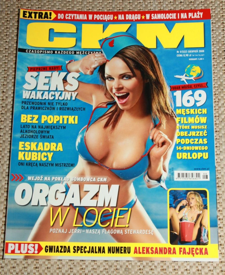 CKM POLAND magazine side cover  August 2008
