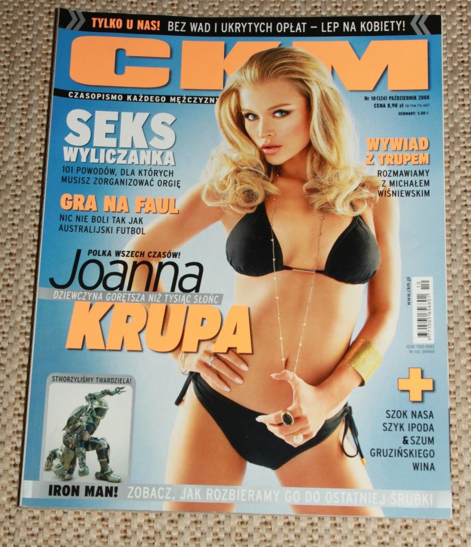 CKM POLAND magazine side cover  October 2008