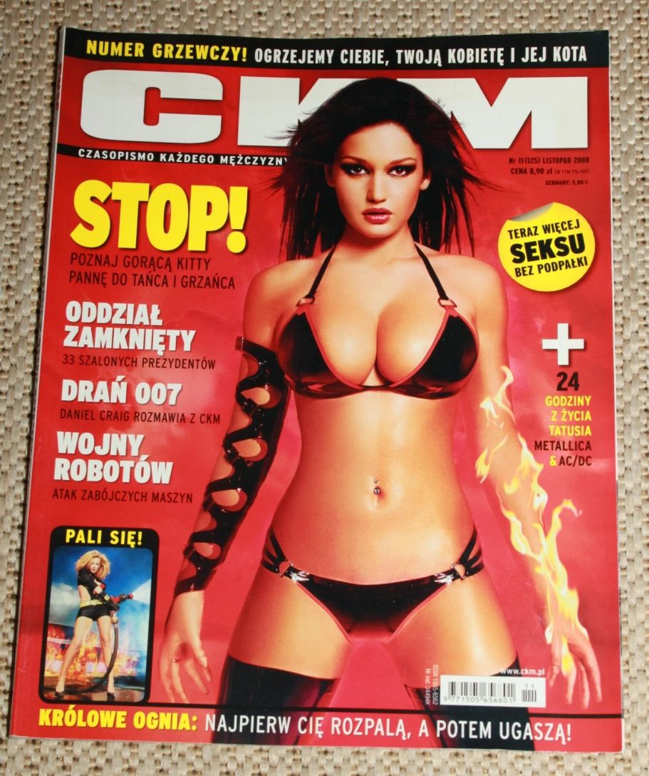 CKM POLAND magazine side cover  November 2008