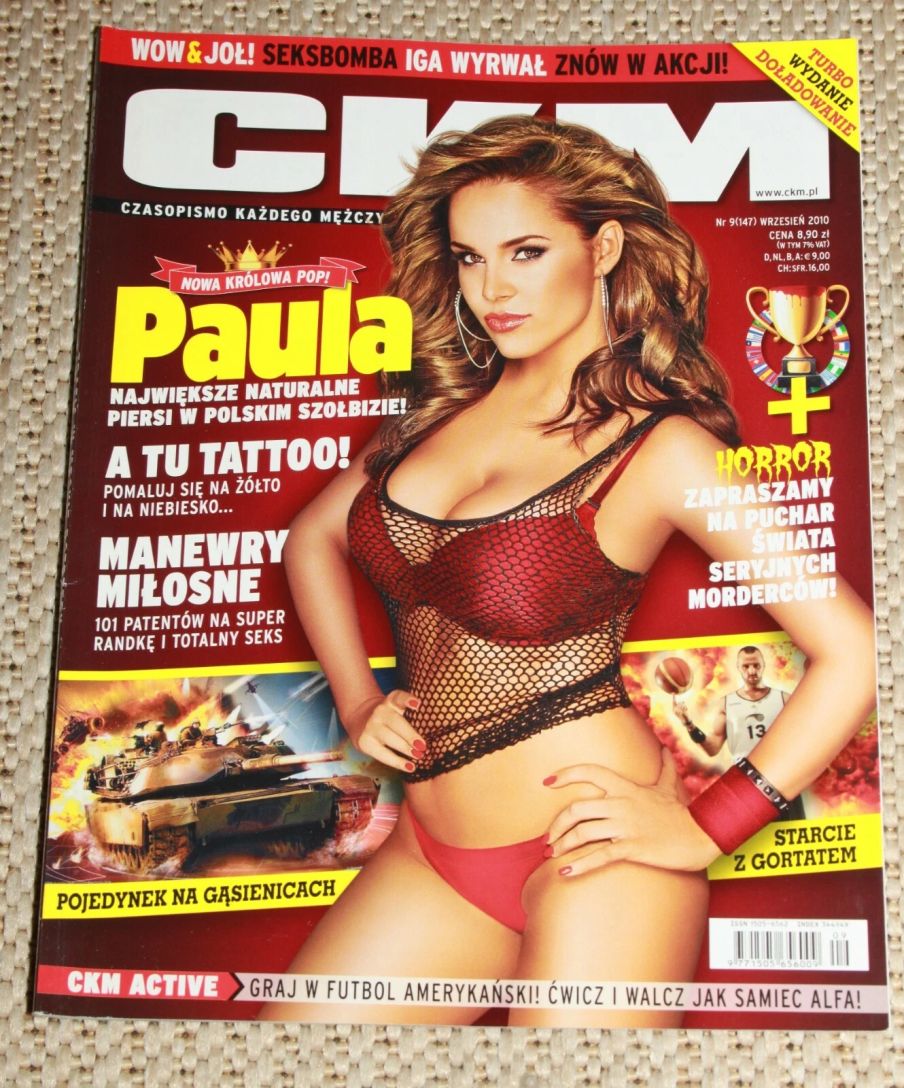 CKM POLAND magazine side cover  September 2010