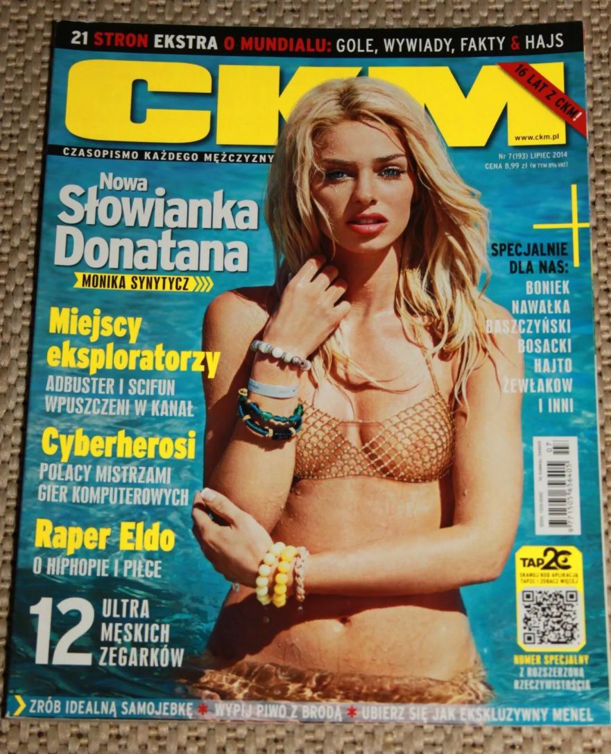 CKM POLAND magazine side cover  July 2014