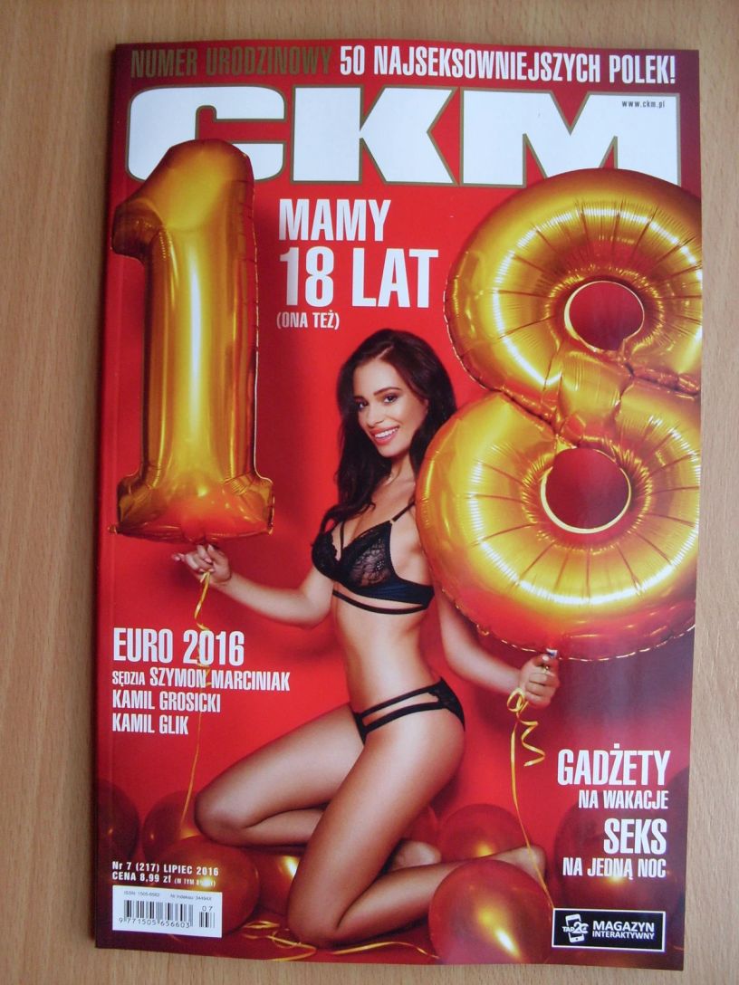 CKM POLAND magazine side cover  July 2016