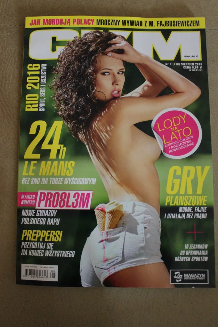 CKM POLAND magazine side cover  August 2016