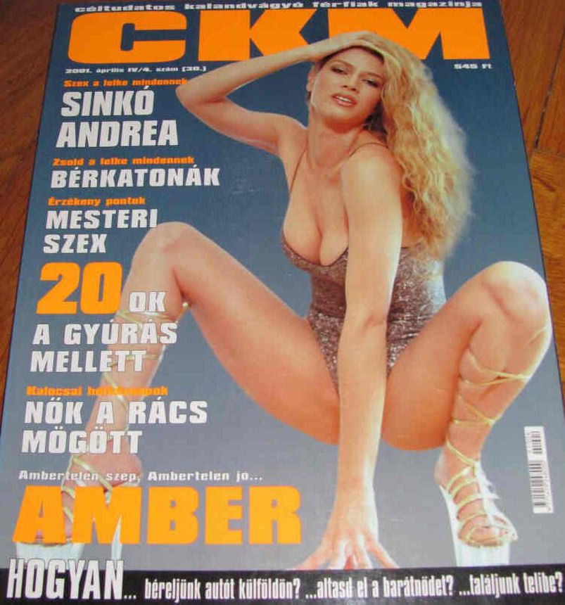 CKM HUNGARY magazine side cover  April 2001