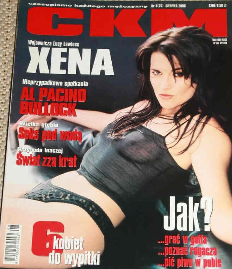 CKM POLAND magazine side cover  August 2000