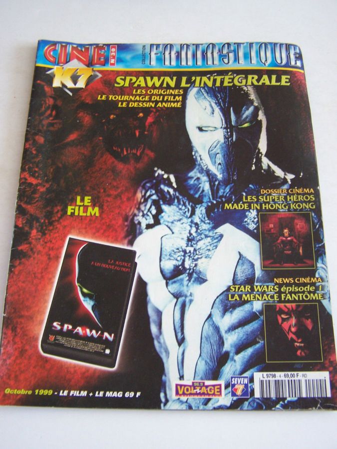 CINE K7 magazine side cover Issue 4   1991