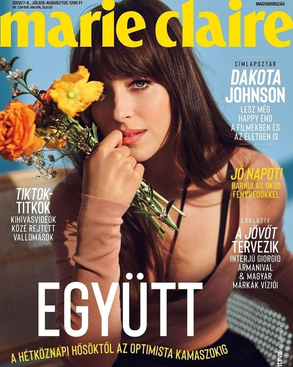 MARIE CLAIRE HUNGARY magazine side cover  July/August 2020