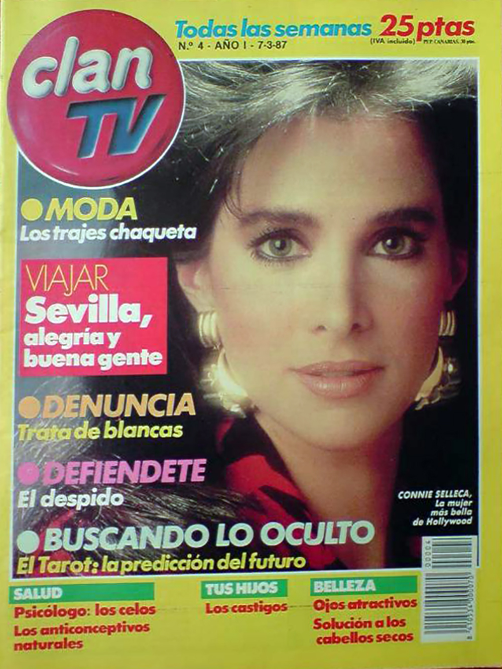 CLAN TV magazine side cover Issue 4 7 March 1987
