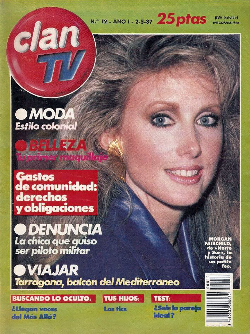 CLAN TV magazine side cover Issue 12 2 May 1987