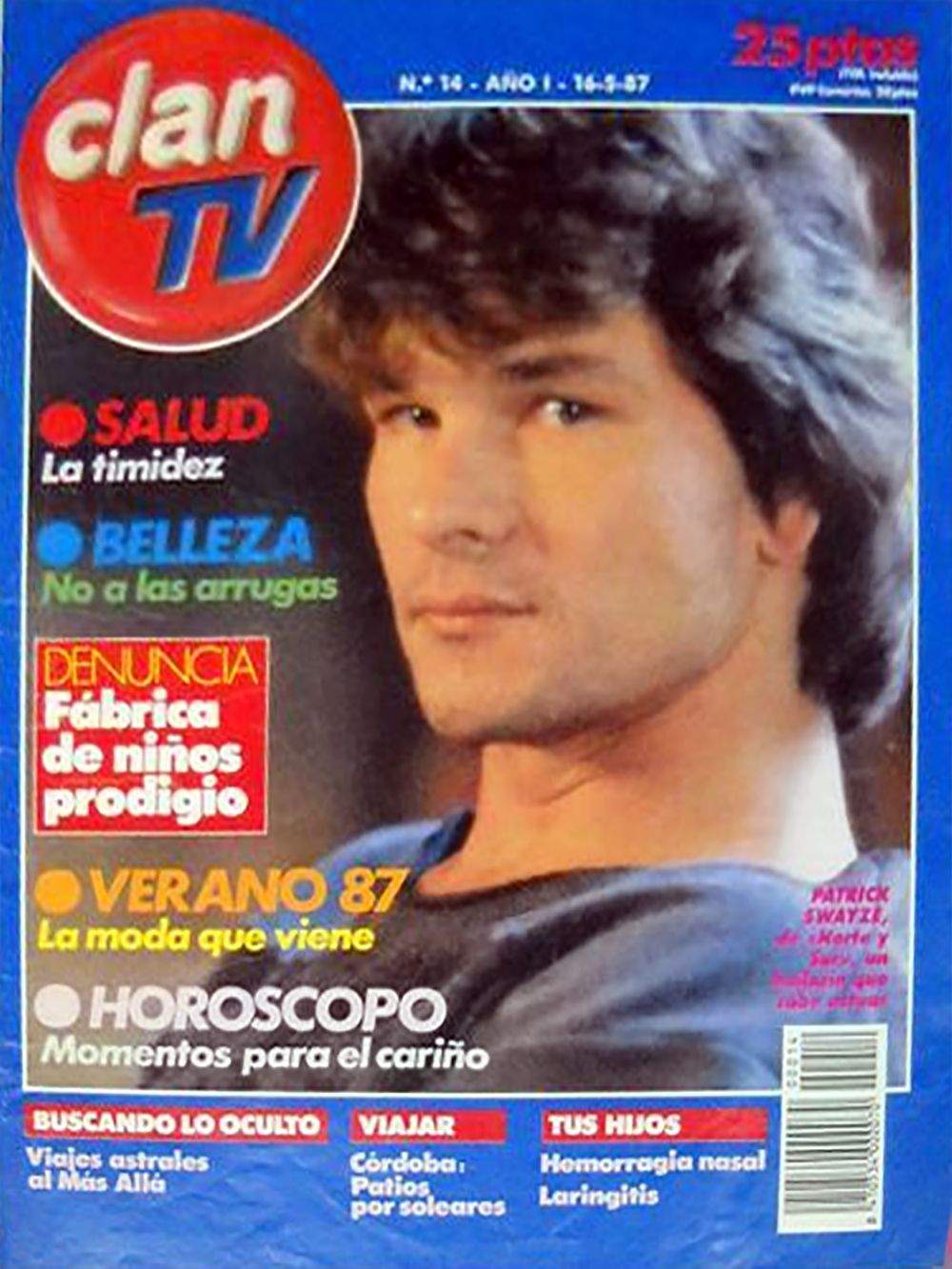 CLAN TV magazine side cover Issue 14 16 May 1987