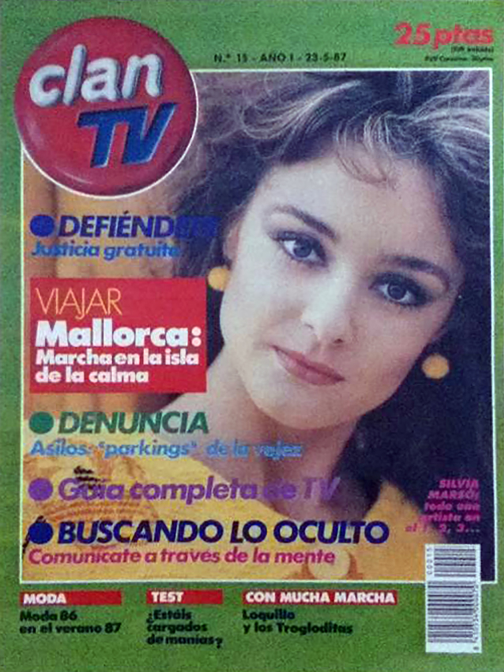 CLAN TV magazine side cover Issue 15 23 May 1987