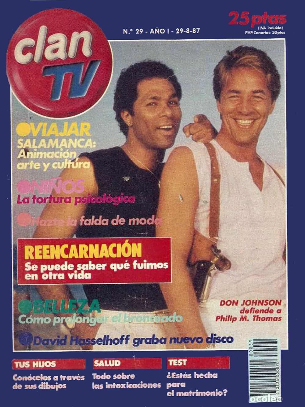 CLAN TV magazine side cover Issue 29 29 August 1987