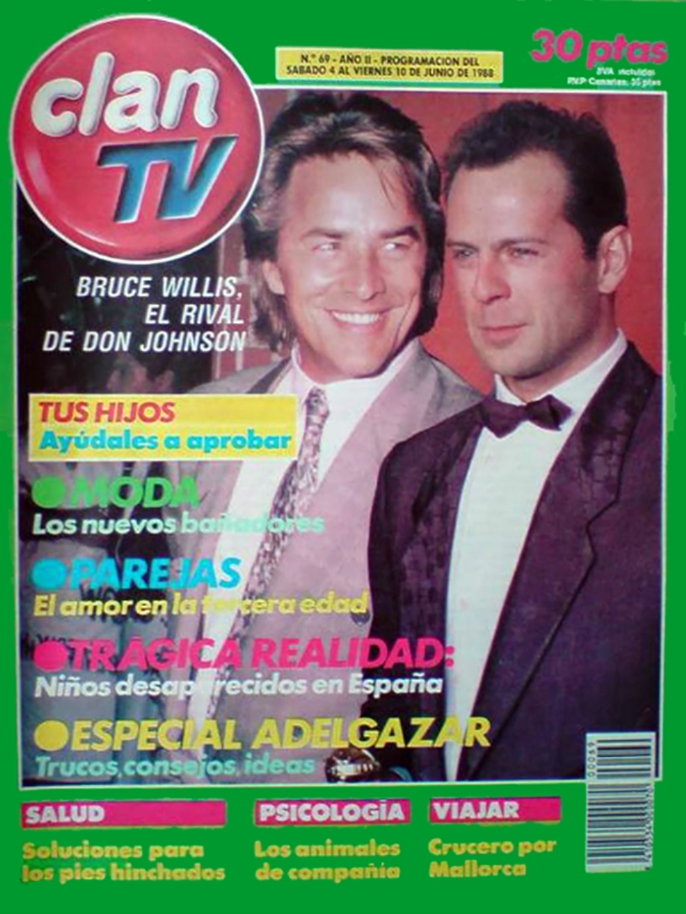 CLAN TV magazine side cover Issue 69 4 June 1988