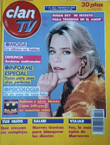 CLAN TV magazine side cover Issue 139 7 October 1989