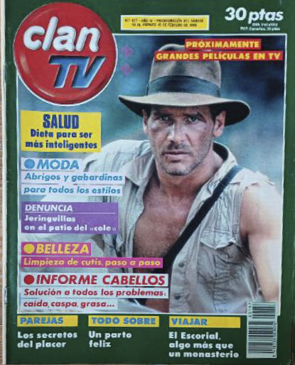 CLAN TV magazine side cover Issue 157 10 February 1990
