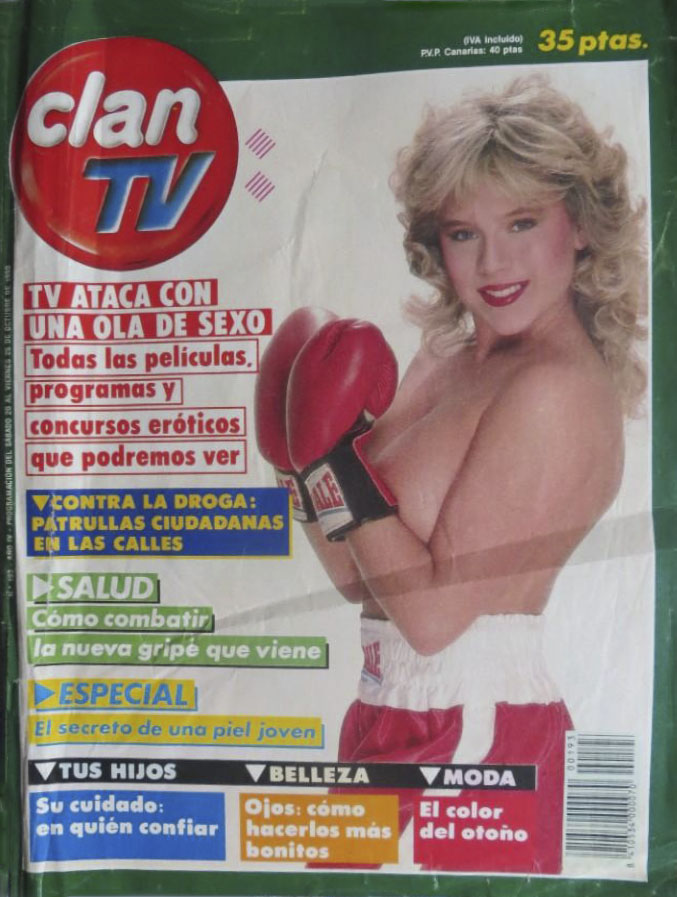 CLAN TV magazine side cover Issue 193 20 October 1990