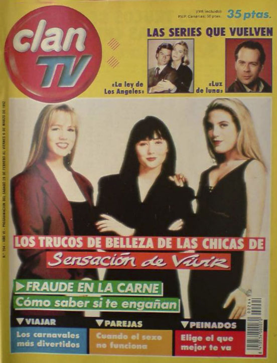 CLAN TV magazine side cover Issue 264 29 February 1992