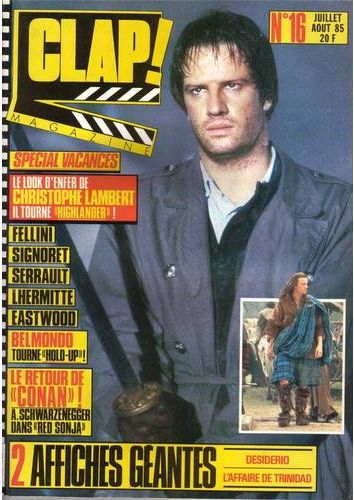 CLAP magazine side cover Issue 16 August 1985