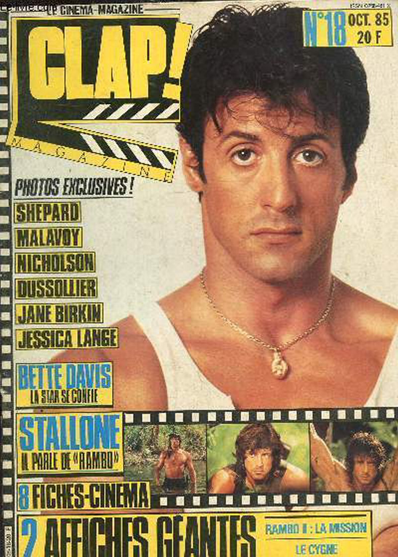 CLAP magazine side cover Issue 18  1985