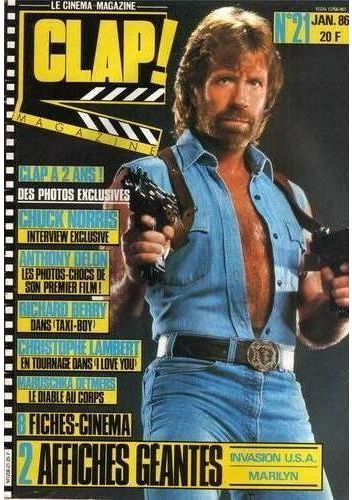 CLAP magazine side cover Issue 21 January 1986