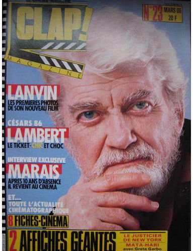 CLAP magazine side cover Issue 23 March 1986