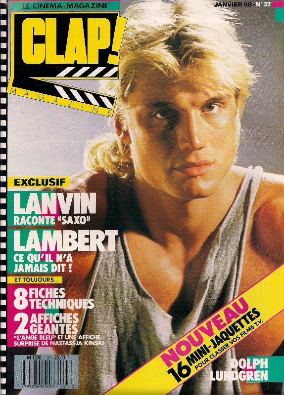 CLAP magazine side cover Issue 37 January 1988