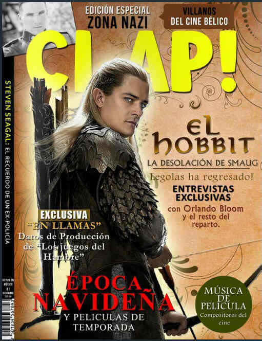 CLAP (MEXICO) magazine side cover Issue 1 December 2013