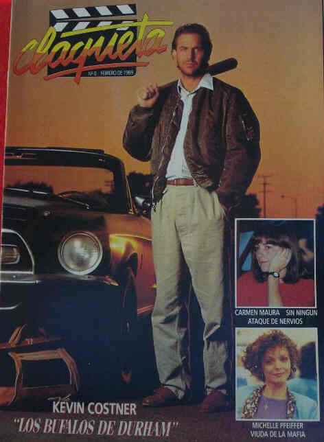 CLAQUETA magazine side cover February 1989