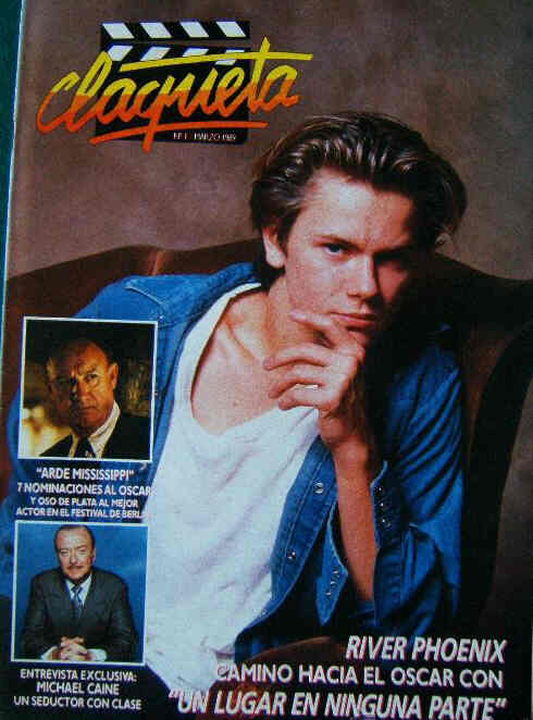 CLAQUETA magazine side cover Issue 1 March 1989