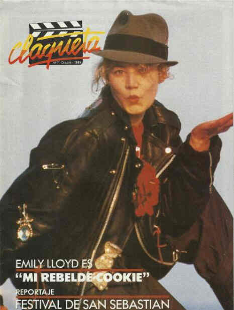 CLAQUETA magazine side cover Issue 7 October 1989