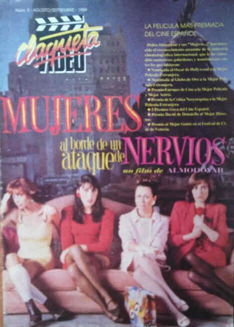 CLAQUETA VIDEO magazine side cover Issue 5 August/September 1989