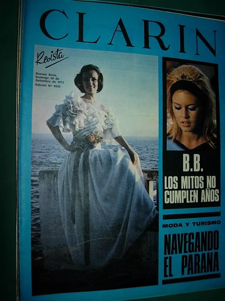 CLARIN magazine side cover 30 September 1973