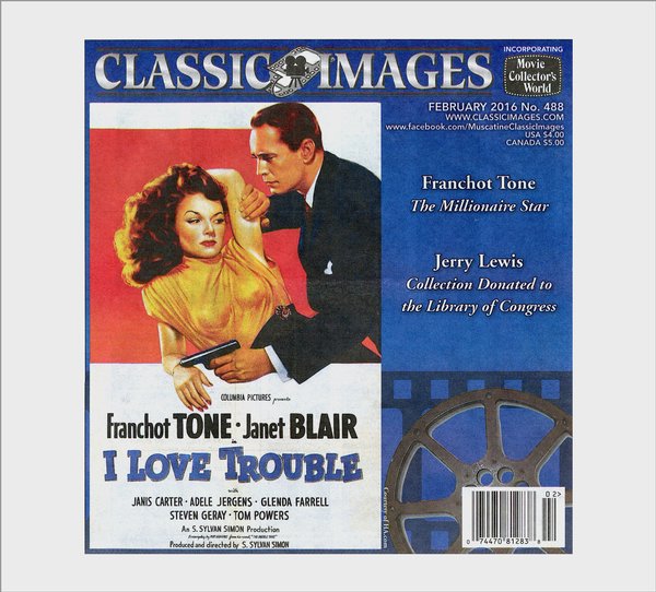 CLASSIC IMAGES magazine side cover Issue 488 February 2016