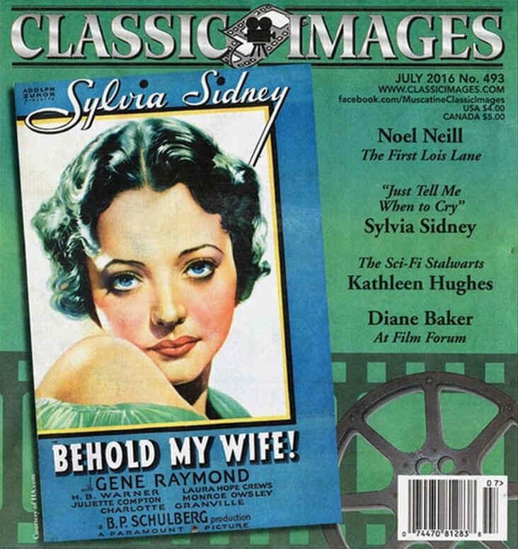 CLASSIC IMAGES magazine side cover Issue 493 July 2016