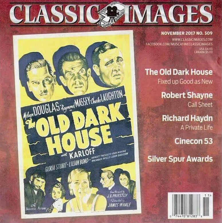 CLASSIC IMAGES magazine side cover Issue 509  November 2017