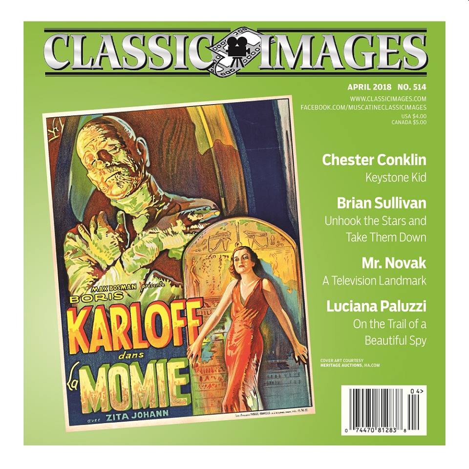 CLASSIC IMAGES magazine side cover Issue 514  April 2018