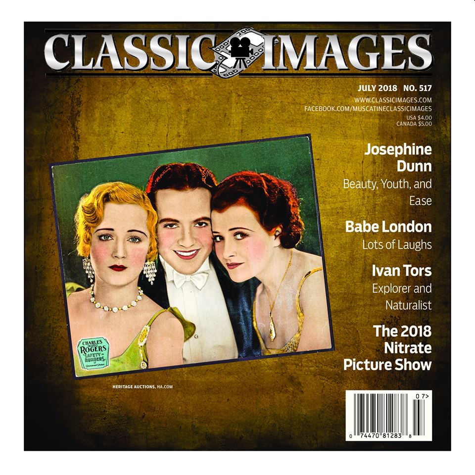 CLASSIC IMAGES magazine side cover Issue 517  July 2018