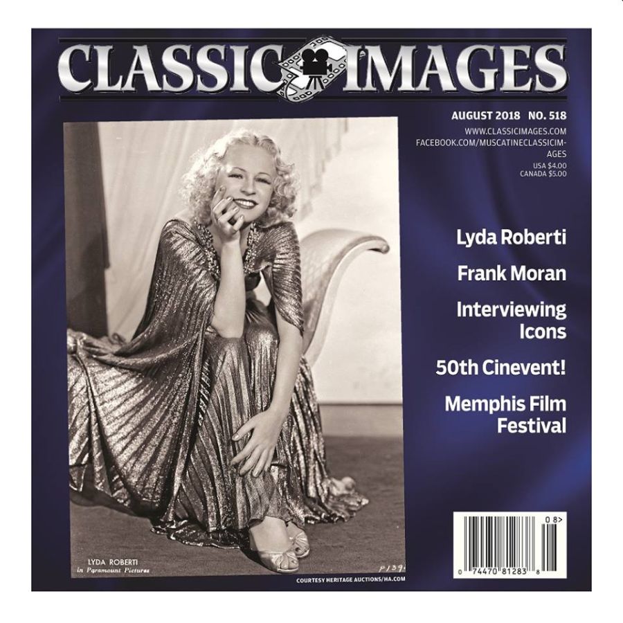 CLASSIC IMAGES magazine side cover Issue 518  August 2018
