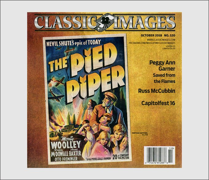 CLASSIC IMAGES magazine side cover Issue 520  October 2018