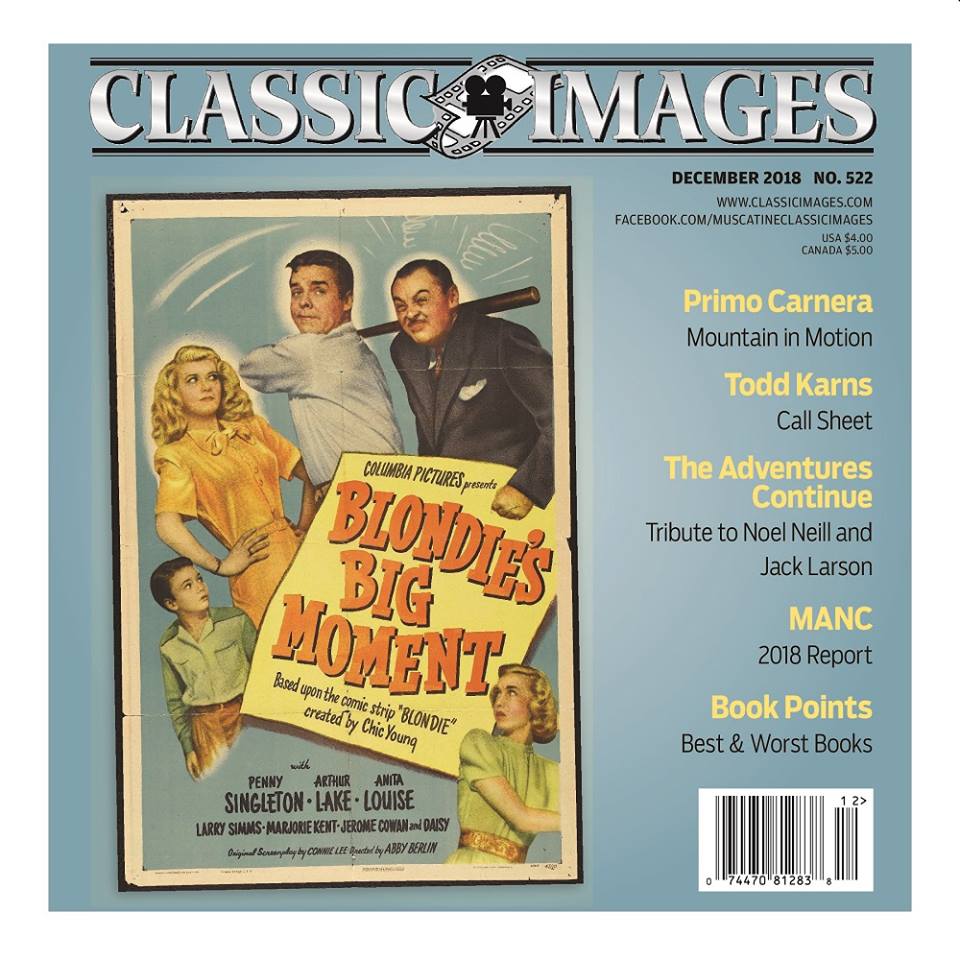 CLASSIC IMAGES magazine side cover Issue 522  December 2018