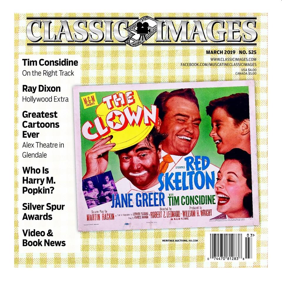 CLASSIC IMAGES magazine side cover Issue 525  March 2019