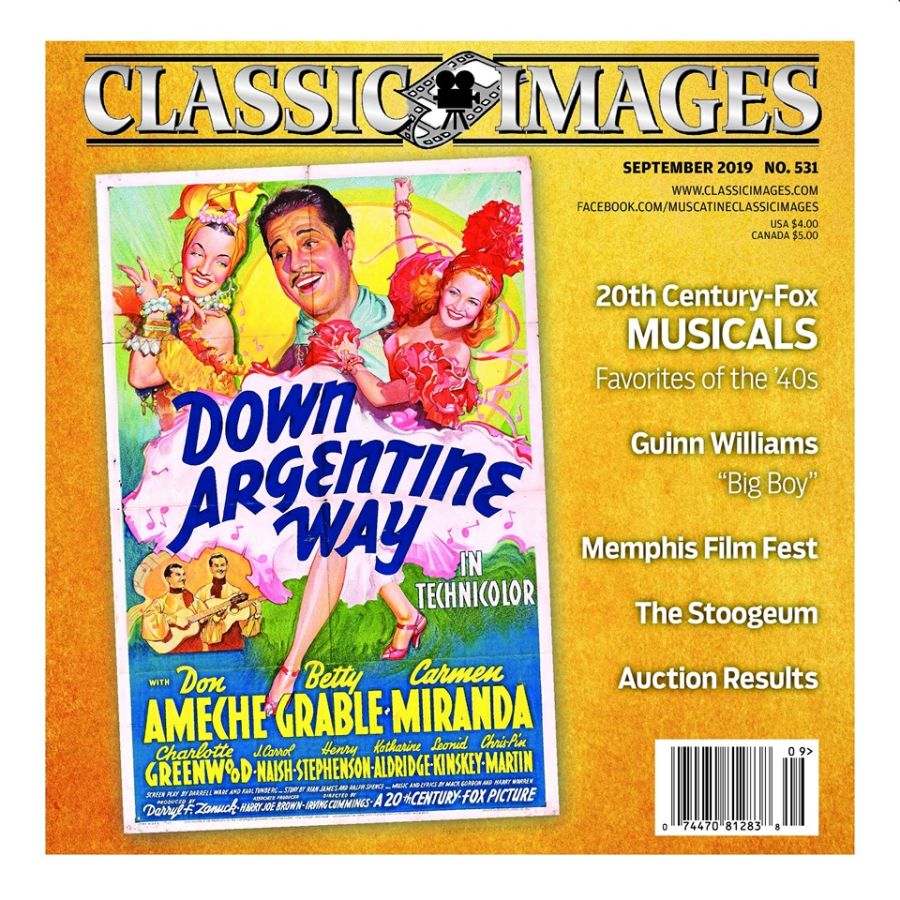CLASSIC IMAGES magazine side cover Issue 531  September 2019