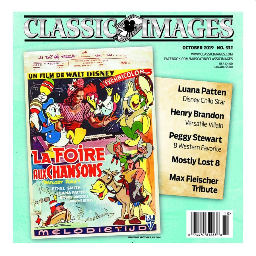 CLASSIC IMAGES magazine side cover Issue 532  October 2019