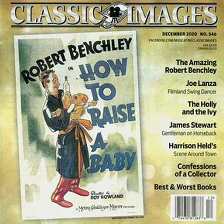 CLASSIC IMAGES magazine side cover Issue 546  December 2020